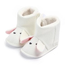 아기 겨울 부츠 유아 유아 신생아 귀여운 만화 곰 신발 여아 남아 첫 워커 슈퍼 보온 스노우 필드 부츠
