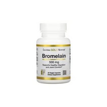 캘리포니아골드뉴트리션 Bromelain 500mg 90정 Veggie Capsules 브로멜린 브로멜라인 베기 베지 캡슐