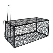 길 강아지 두더지 꿩 족제비 포획망 덫 잡기, 블랙, 23X11.5X11.5CM