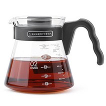 하리오 커피서버 700ml VCS-02B, 혼합 색상, 2개