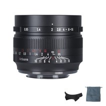 7artisans 50mmF0.95 올림푸스파나소닉 M43 미러리스 카메라용 대구경 수동 포커스 프라임 고정 렌즈 APS-C(E-P1E-P2E-P3E-P5&GH1GH2GH3GH4GH5 등)