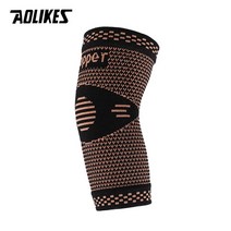 테니스엘보 엘보아대 엘보보호대 팔꿈치아대 골프엘보아대 OLIKES 1PS 구리 팔꿈치 압축 슬리브 Tendonitis, 01 1pcs_01 S