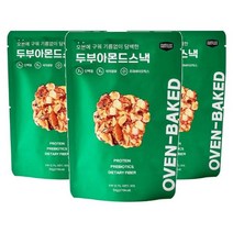 올가 사무실간식 탕비실 어린이집 영양간식 주전부리 군것질 두부아몬드스낵 생두부첨가 50g, 3개