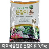 다육식물 전용 분갈이흙 3.5kg 다육이 화분갈이 배양토 퇴비 거름