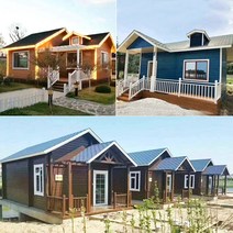 모듈러주택 협소 이동식 하우스 맞춤형 부식 방지 목조 주택 홈스테이 빌라 작은 집 경치 좋은 농가 보관실 게, 1개