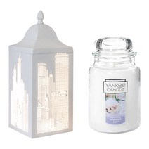 미트라샵 메트로(중) 캔들워머+양키캔들 라지자 SET 캔들선물세트, 메트로(중) 화이트+웨딩데이