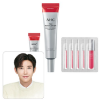 AHC 텐 레볼루션 리얼 아이크림 35ml + 7ml + 365 레드세럼 1ml x 5p 포 페이스 퍼밍 엑스퍼트 세트, 1세트