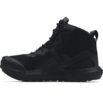 Under Armour 남성용 마이크로 G 발세츠 미드 밀리터리 텍티컬 부츠 블랙 (001)/블랙 10.5 US159021, 8.5 Wide, Black (001)/Black