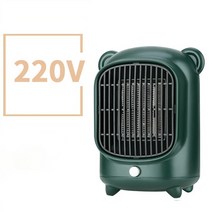 대류식 난로 컨벡션 히터 난방기 욕실 휴대용 미니 데스크탑 전기 히터 110V PT 세라믹 난방 따뜻한, 03 Green-220V_02 EU