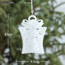 크리스마스 장식 인테리어 트리 장식 천사걸이 액세서리 쇼핑몰 소품 액세서리 액세서리, 화이트선물가방펜던트/조각/30.4G