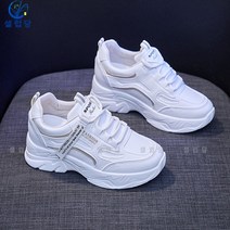 셀럽당 키높이 여학생 통굽 운동화 여학생 화이트 슈즈
