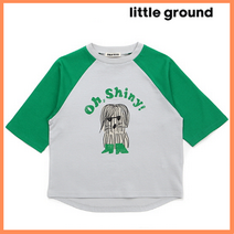 [리틀그라운드8] 데님인더박스(73121-330-01)찰리나그란7부티셔츠 아동티셔츠 봄신상 기본티 데일리 코디