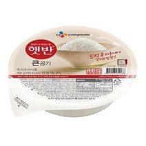 CJ 햇반 백미 큰공기 즉석밥 300g 18팩, 1set