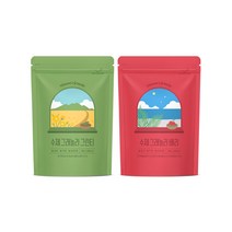 다쿡 수제 그래놀라 4종 혼합 구성, 01_혼합 2팩(그린티1.베리1), 2개