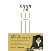 한명숙의 진실, 한명숙 저, 생각생각
