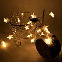 로박샵 별 조명 크리스마트 트리 인테리어 스트링라이트, 별조명 20구 반짝이 퍼플