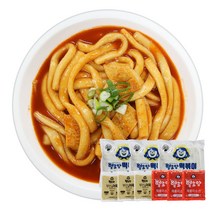 킹정떡볶이 보통맛 떡볶이 밀키트 밀떡 국민 떡볶이 캠핑템 간식템, 530g, 10개
