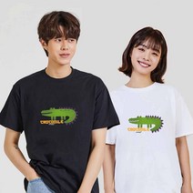 악어 디지털프린팅 인쇄티셔츠 반팔티 오버핏 7812465_720Yp