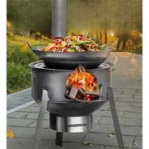 드럼통화덕 항아리 화로대 바베큐35cm+1.5두께+스토브, 35cm+1.5 두께+스토브
