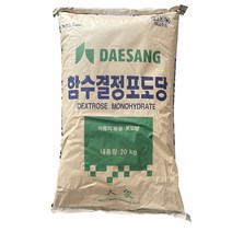대상 함수결정포도당 20kg 업소용 대용량