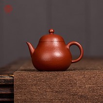 명품 자사호 100cc 이싱 수제 원광 거친 모래 주니 서시호 맹신호 차주전자, 소품 맹진 주니 황사-배모양-100cc