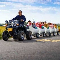 드럼통기차 관광지 깡통 기차 줄 열차 농촌 축제, 오일 드럼 열차