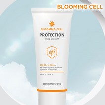 블루밍셀 톤업 저자극 피부과 피부톤보정 spf50 수분 선한 선 썬 크림 케어 자외선 차단제