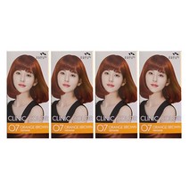 꽃을든남자 크리닉 칼라 O7 오렌지브라운, 4개