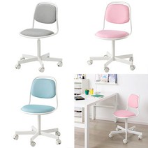 어린이 책상 높이조절 회전의자 원룸 틈새 작은 공간 여성용, 20501888 - 라이트그레이