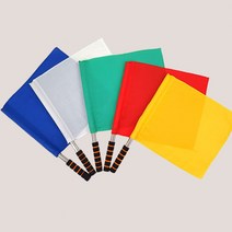 컬러깃발 청기백기 체육대회 응원 신호기 DD-12367 0.3952eaRA_, 화이트