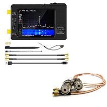 BEAU-Spectrum Analyzer 핸드 헬드 주파수 분석기 + 안테나 케이블-RF 동축 SMA Male To UHF Female SO-239, 한개옵션0