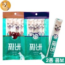 노견 피로회복 유산균 파우치 소고기맛 약먹이는간식 강아지츄즈 짜바
