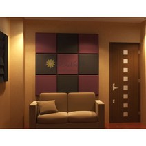 녹음실 라이브방송 음악학원 방음 흡음 스펀지, 검은 난연제, 1개