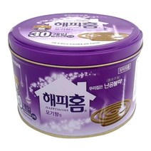 캠핑 유한 해피홈 무향 모기향 30개입 1개 - 2022975EA, 쿠팡 캔모기향30개입 1개
