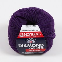 [앵콜스] 캐시미어 뜨개실 골드 다이아몬드 캐시미어, 27 진보라, [다이아몬드]캐시미어