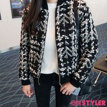샤내르 꼬임 봄버 고급 봄버자켓 가을자켓 자수자켓 하객패션 하객자켓