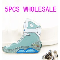 에어핀 테슬론 에어탱크많은 5pcs 다시 futher 공기 머그잔 스 니 커 즈 부츠 옷 깃 핀 신발 배지, 한개옵션0