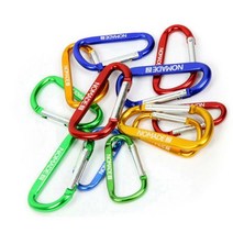 노마드캠핑 컬러풀 카라비너 20p, 랜덤 발송