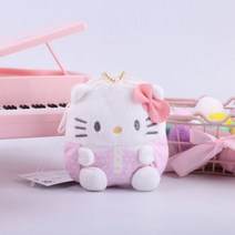 산리오 인형 피규어 굿즈 가챠 10Cm Cinnamoroll 키 체인 애니메이션 헬로키티 열쇠 고리 지갑 걸스 선물, Kt cat
