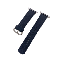 NUBASE 애플워치 8 호환 레트로 앱송 가죽 스트랩 + 필름 1P (41/45/49mm), 블랙