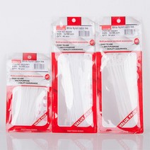 판매김치 완구류 포장용 케이블 타이 키보드선 가정, 3X150mm(60pcs)백색-낱개/co-00014