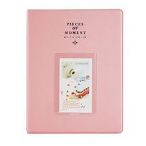 미니 레트로 즉석 카메라 후지 필름 인스탁스 미니 9 8 7s 70 25 50s 90 용 포켓 포토 북 앨범 72 개 편광, 03 Pink