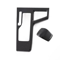 쌍용 토레스 For Ssangyong Torres 2023 interior ABS carbon fiber center control gear box shift panle Gear, 03 ABS carbonfiber AB