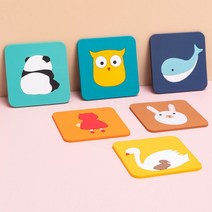 미끄럼 방지 실리콘 컵받침, 부엉이