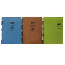 [영그린] 트윈링노트 PP 3000(16절100g188x265mm67매)(색상랜덤), [2290490]옵션없음
