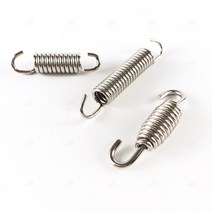 오토바이 머플러 스프링 고정 튜닝 DIY 바이크용품 1P, B)실버롱