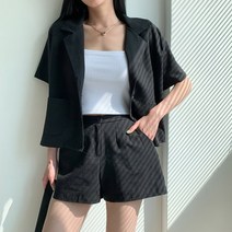 바보사랑 겟잇미 크러네 마 봄 여름 린넨 반팔 자켓.겟잇미