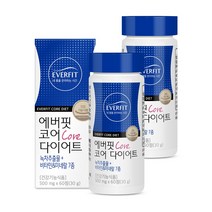 내츄럴플러스 에버핏 코어 다이어트 60정(1개월분) / 녹차카테킨 함유, 30g, 2개