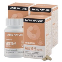 모어네이처 임산부 안심 엽산 비타민 B12 영양제 90정, 3박스, 3개
