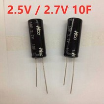 패러드 캐패시터 슈퍼 커패시터 10PCS 10F 2.7V 2.5V 신제품 정통 10*25, 한개옵션0